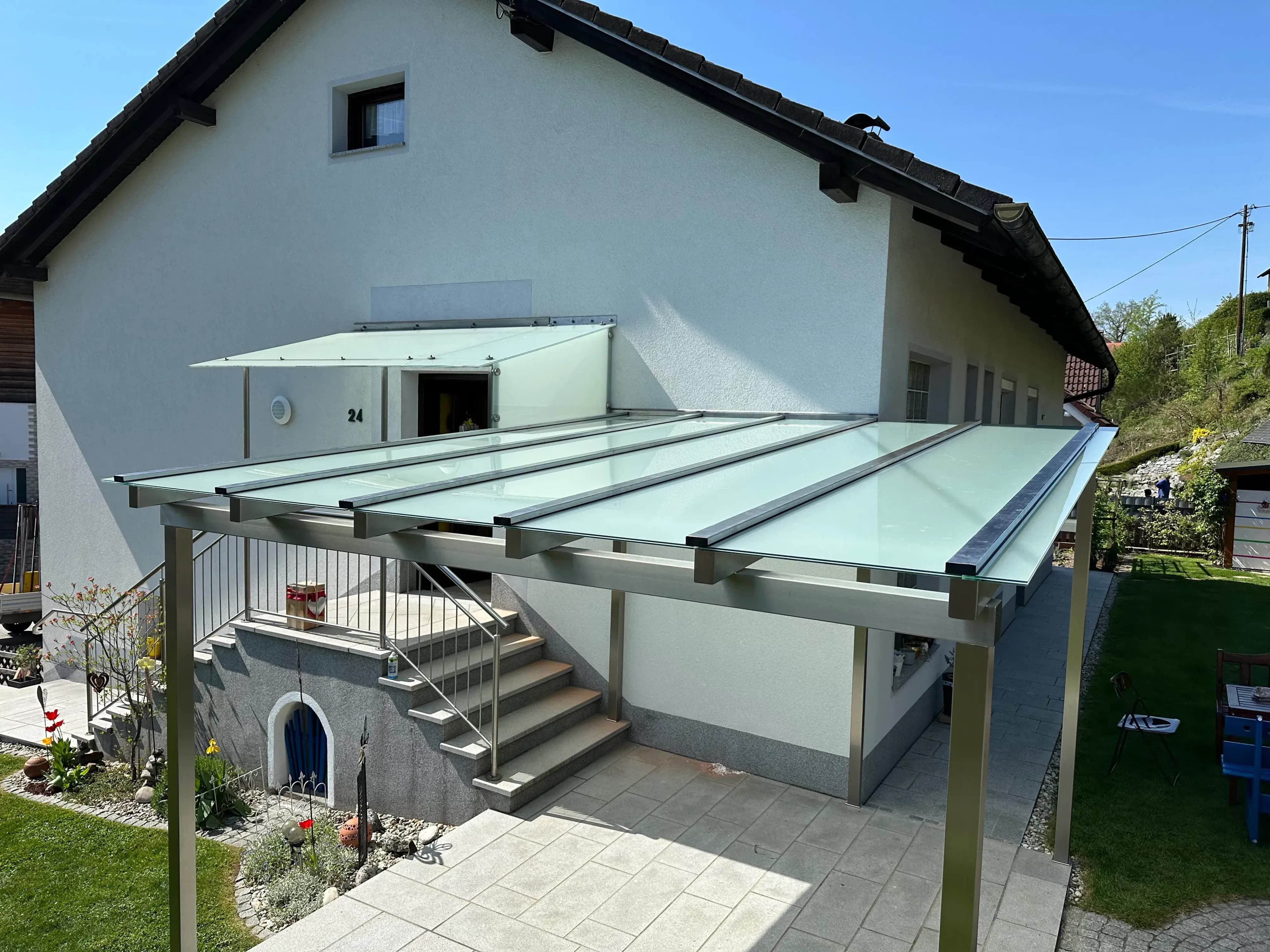 Moderne Terrassenüberdachung im Bezirk Freistadt